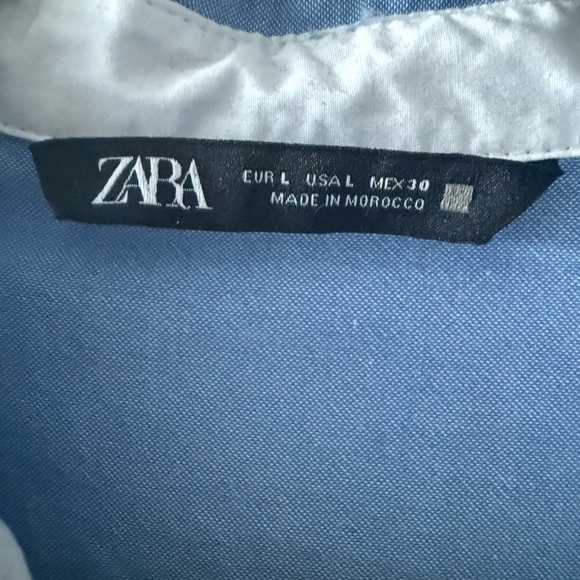 Zara Light Blue Shirt - Picture 4 of 4